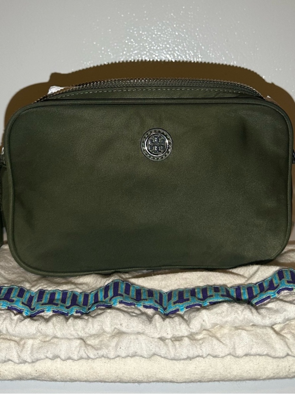 Authentic TORY BURCH Olive Green Belt Bag